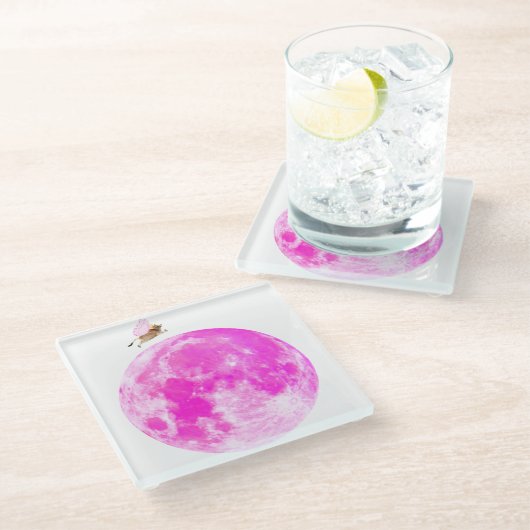 Träume Untersetzer (Schrägansicht)