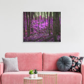Träume verblasster Lavendel Leinwanddruck (Insitu (Wohnzimmer))