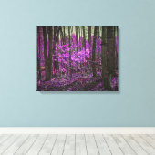 Träume verblasster Lavendel Leinwanddruck (Insitu (Holzboden))