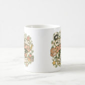 Träume verfolgen & A+ Dinge Retro Groovy Schüler D Kaffeetasse (Mittel)