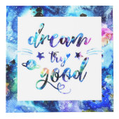 Träume. Versuch's. Macht gut. Würfel (Vorderseite)