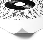 Träume Vinyl Record Song Lyrik Mauer Prinz Poster (Ecke)