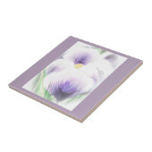 Träume vom Frühling als Krokus Tile Fliese (Seite)