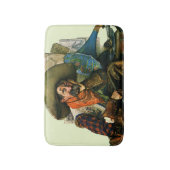 Träume vom langen Ago Badematte (Vorderseite Vertikal)