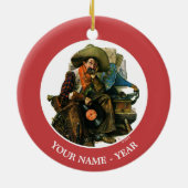 Träume vom langen Ago Keramikornament (Hinten)