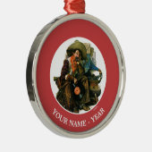 Träume vom langen Ago Ornament Aus Metall (Rechts)