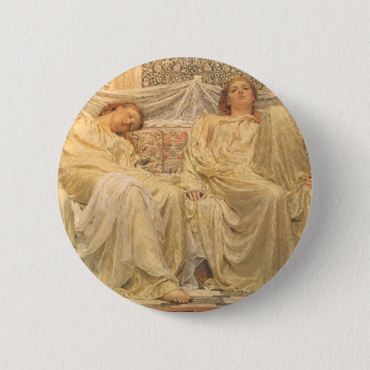Träume von Albert Joseph Moore, Viktorianische Kun Button (Vorderseite)