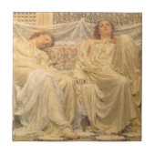 Träume von Albert Joseph Moore, Viktorianische Kun Fliese (Vorderseite)
