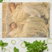 Träume von Albert Joseph Moore, Viktorianische Kun Geschirrtuch (Gefaltet)