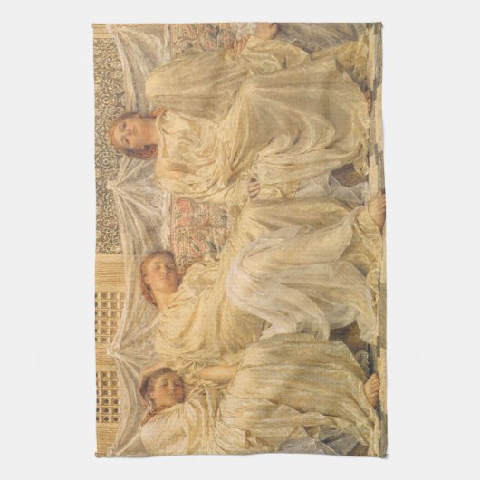 Träume von Albert Joseph Moore, Viktorianische Kun Geschirrtuch (Vertikal)