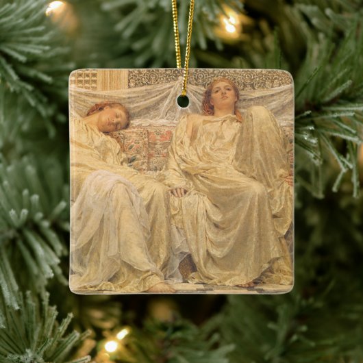 Träume von Albert Joseph Moore, Viktorianische Kun Keramikornament (Baum)
