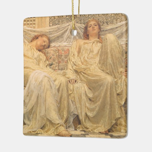 Träume von Albert Joseph Moore, Viktorianische Kun Keramikornament (Links)