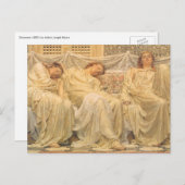 Träume von Albert Joseph Moore, Viktorianische Kun Postkarte (Vorne/Hinten)