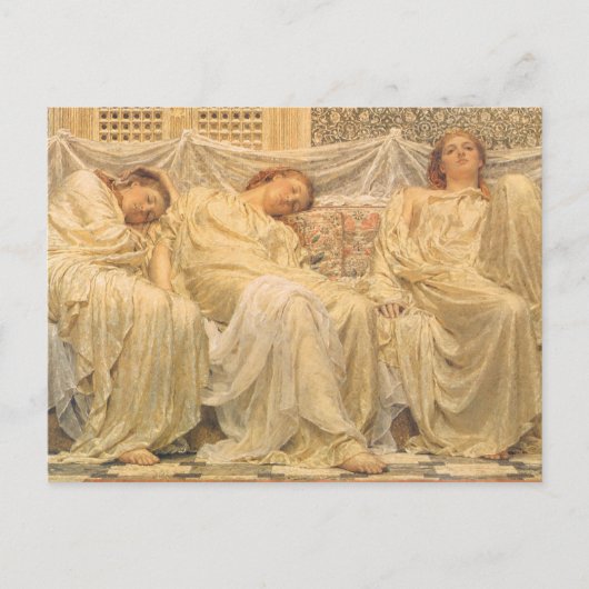 Träume von Albert Joseph Moore, Viktorianische Kun Postkarte (Vorderseite)