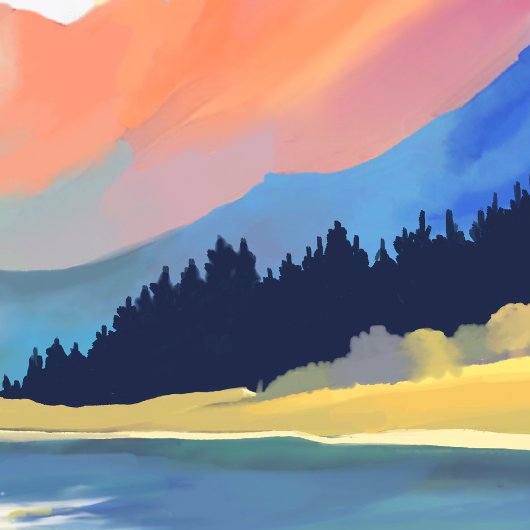 Träume von den Bergen Wallfahrtskirche Fotodruck