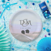 Träume von der Hochzeit von Motorrädern Pappteller (Party)