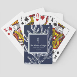 Träume von der Seefahrt: Blau-Weiß-Seepferd und Ko Spielkarten