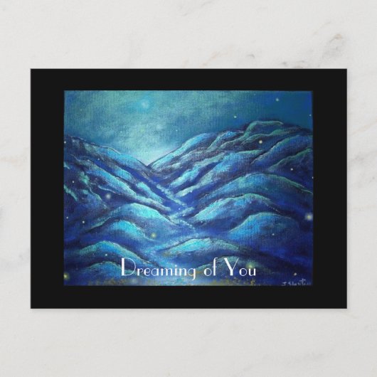 Träume von dir Postkarte (Vorderseite)