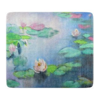 Träume von Giverny, Glasschneiden-Brett Schneidebrett
