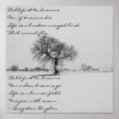 Träume von Langston Hughes Poster (Vorne)