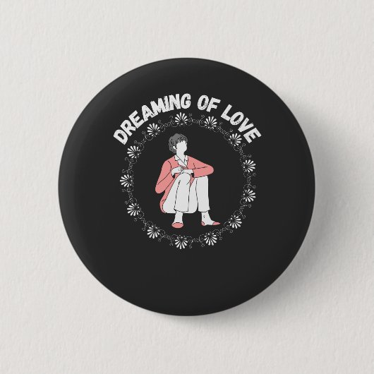 Träume von Liebe Button (Vorderseite)