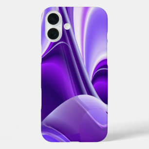 Träume von lila Blume iPhone 16 Plus Hülle