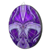 Träume von lila Blume Dartscheibe (Vorderseite rechts)