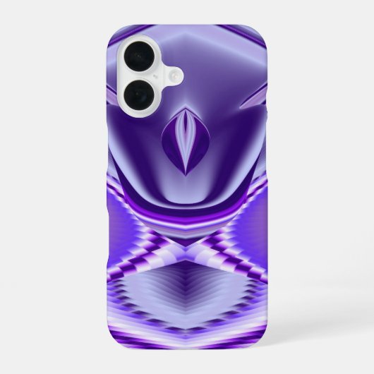 Träume von lila Blume iPhone 16 Hülle (Rückseite)