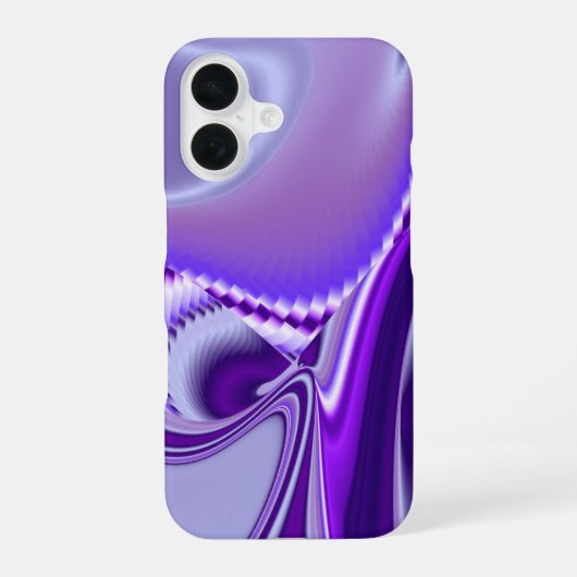 Träume von lila Blume iPhone 16 Hülle (Rückseite)