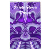 Träume von lila Blume Kalender (Titelbild)