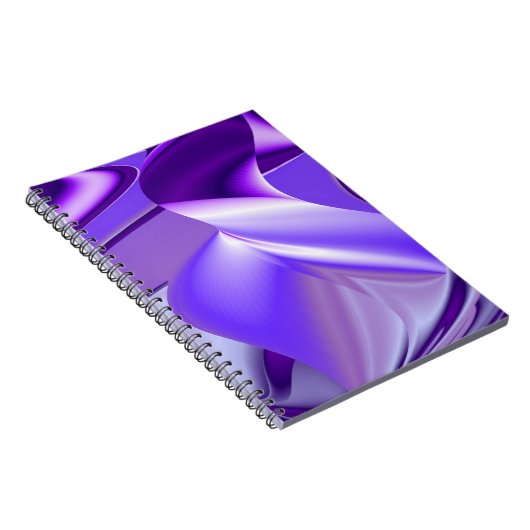 Träume von lila Blume Notizblock (Rechte Seite)