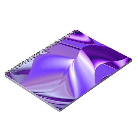 Träume von lila Blume Notizblock (Linke Seite)