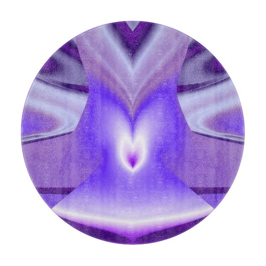 Träume von lila Blume Schneidebrett (Vorderseite)