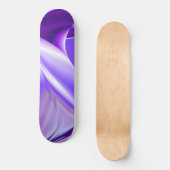 Träume von lila Blume Skateboard (Vorderseite)