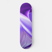 Träume von lila Blume Skateboard (Vorderseite)