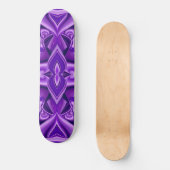 Träume von lila Blume Skateboard (Vorderseite)