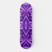 Träume von lila Blume Skateboard (Vorderseite)