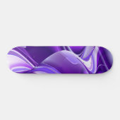 Träume von lila Blume Skateboard (Horizontal)