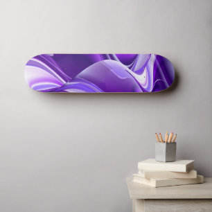 Träume von lila Blume Skateboard