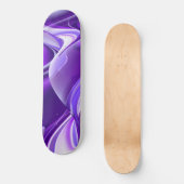 Träume von lila Blume Skateboard (Vorderseite)