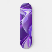 Träume von lila Blume Skateboard (Vorderseite)