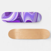 Träume von lila Blume Skateboard (Horizontal)