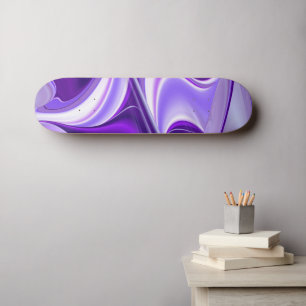 Träume von lila Blume Skateboard