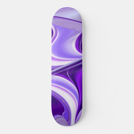 Träume von lila Blume Skateboard (Vorderseite)