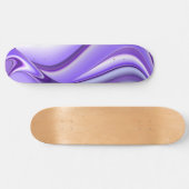 Träume von lila Blume Skateboard (Horizontal)