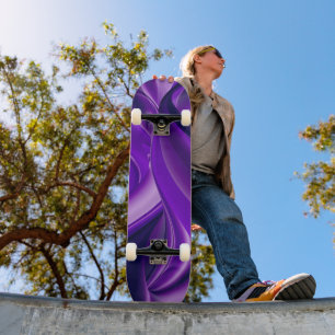 Träume von lila Blume Skateboard
