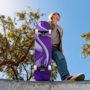 Träume von lila Blume Skateboard