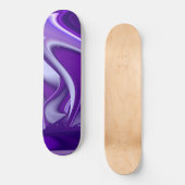 Träume von lila Blume Skateboard (Vorderseite)