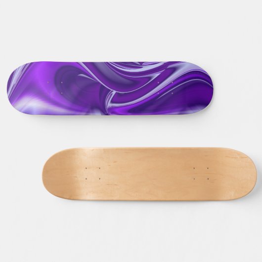 Träume von lila Blume Skateboard (Horizontal)