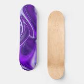 Träume von lila Blume Skateboard (Vorderseite)